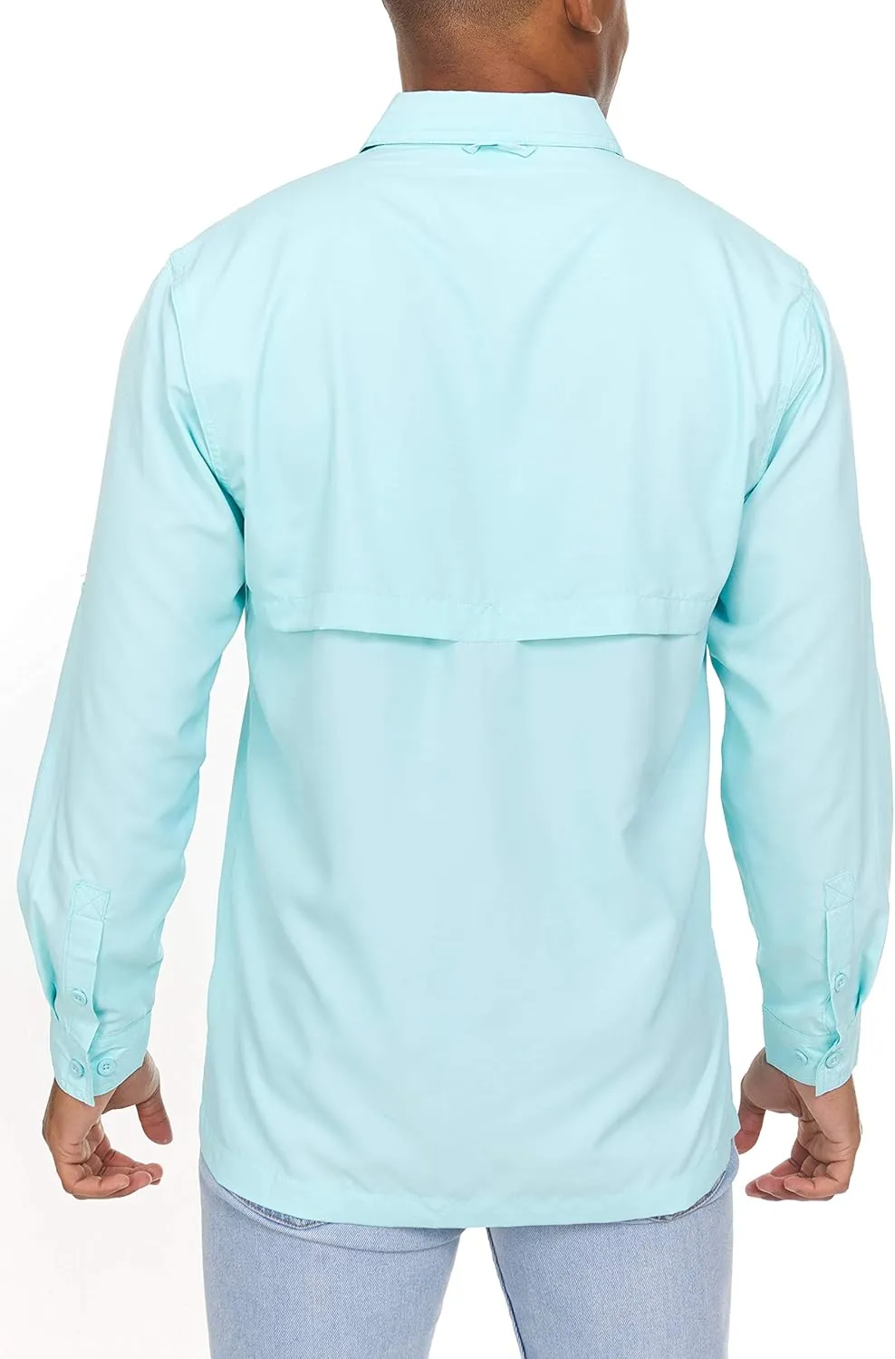 Swiss Alps Mens Long Sleeve Fishing Shirt