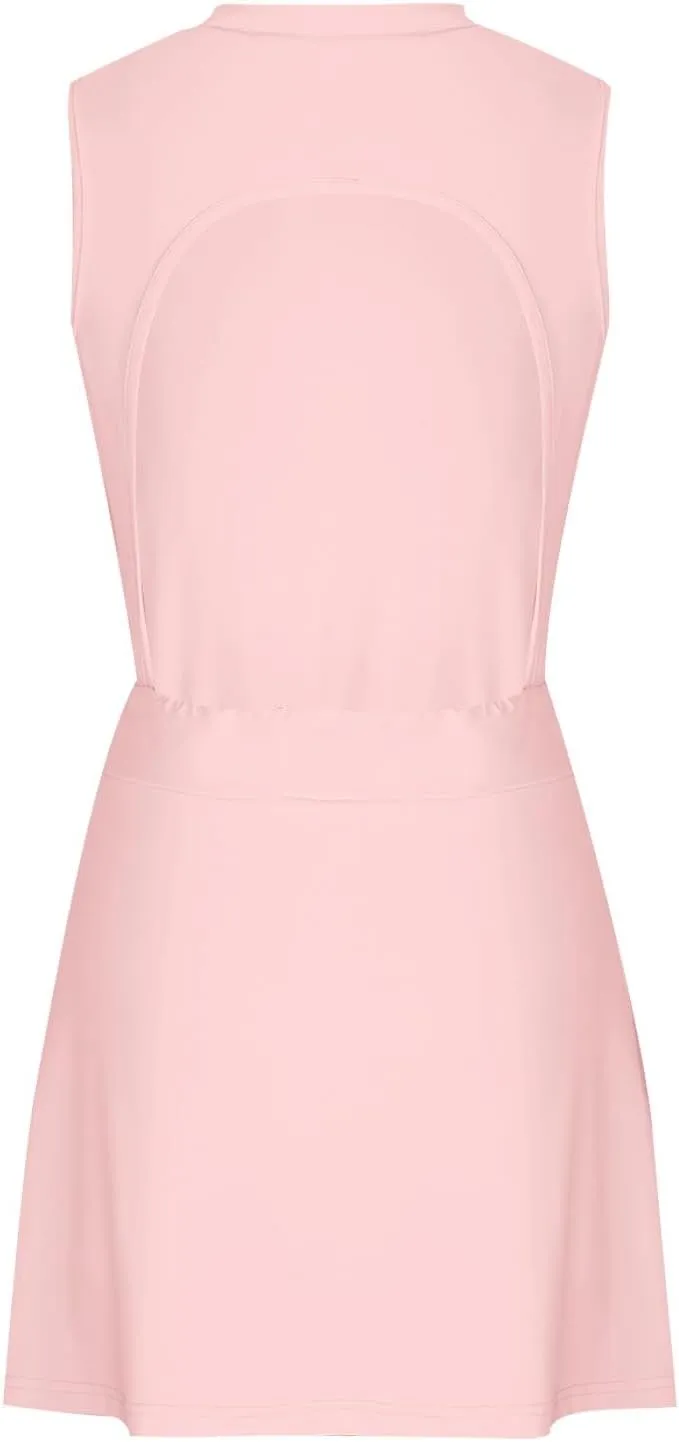 Tennis Dress with Shorts, Active Rompers Dress Golf Dresses, Skort Dress, Workout Dress, Athletic Athleisure Sets