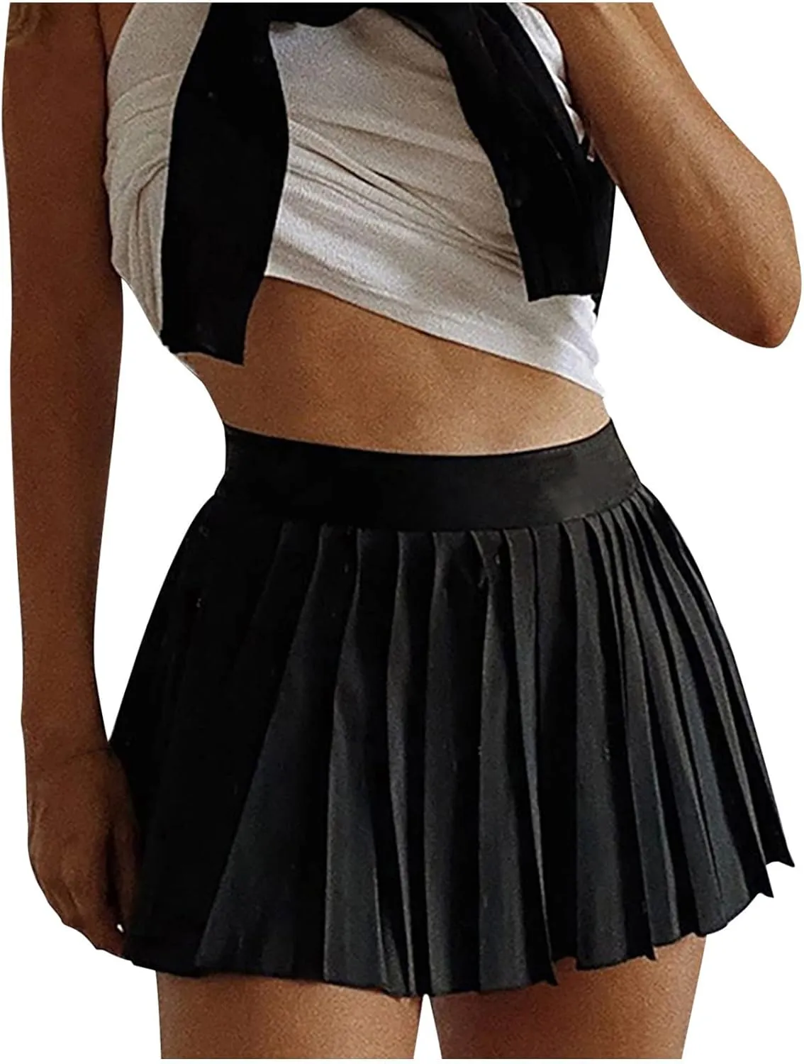 Tennis Skirt for Women Pleated Short Skirts High Waisted Sports Skirts Trendy Comfy Lightweight Mini Skirt Clothes