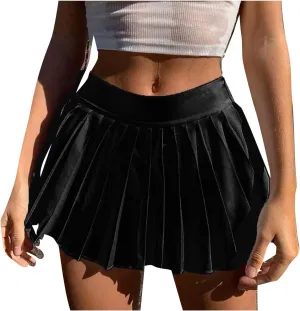 Tennis Skirt for Women Pleated Short Skirts High Waisted Sports Skirts Trendy Comfy Lightweight Mini Skirt Clothes