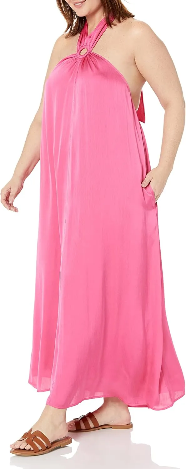 The Drop Women's Shaana Halter Neck Maxi Dress