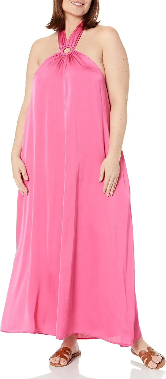 The Drop Women's Shaana Halter Neck Maxi Dress