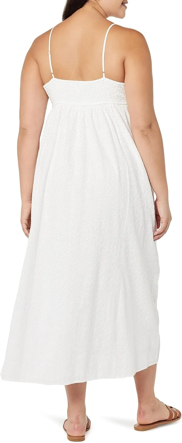 The Drop Women's Shyla Cotton Eyelet Maxi Dress
