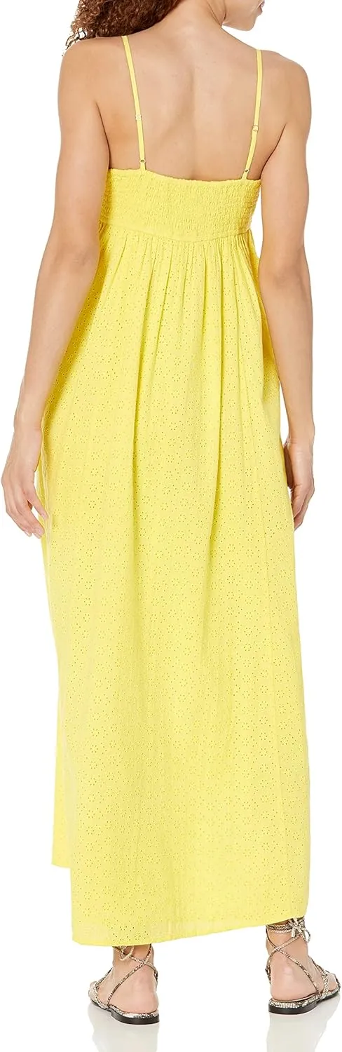The Drop Women's Shyla Cotton Eyelet Maxi Dress