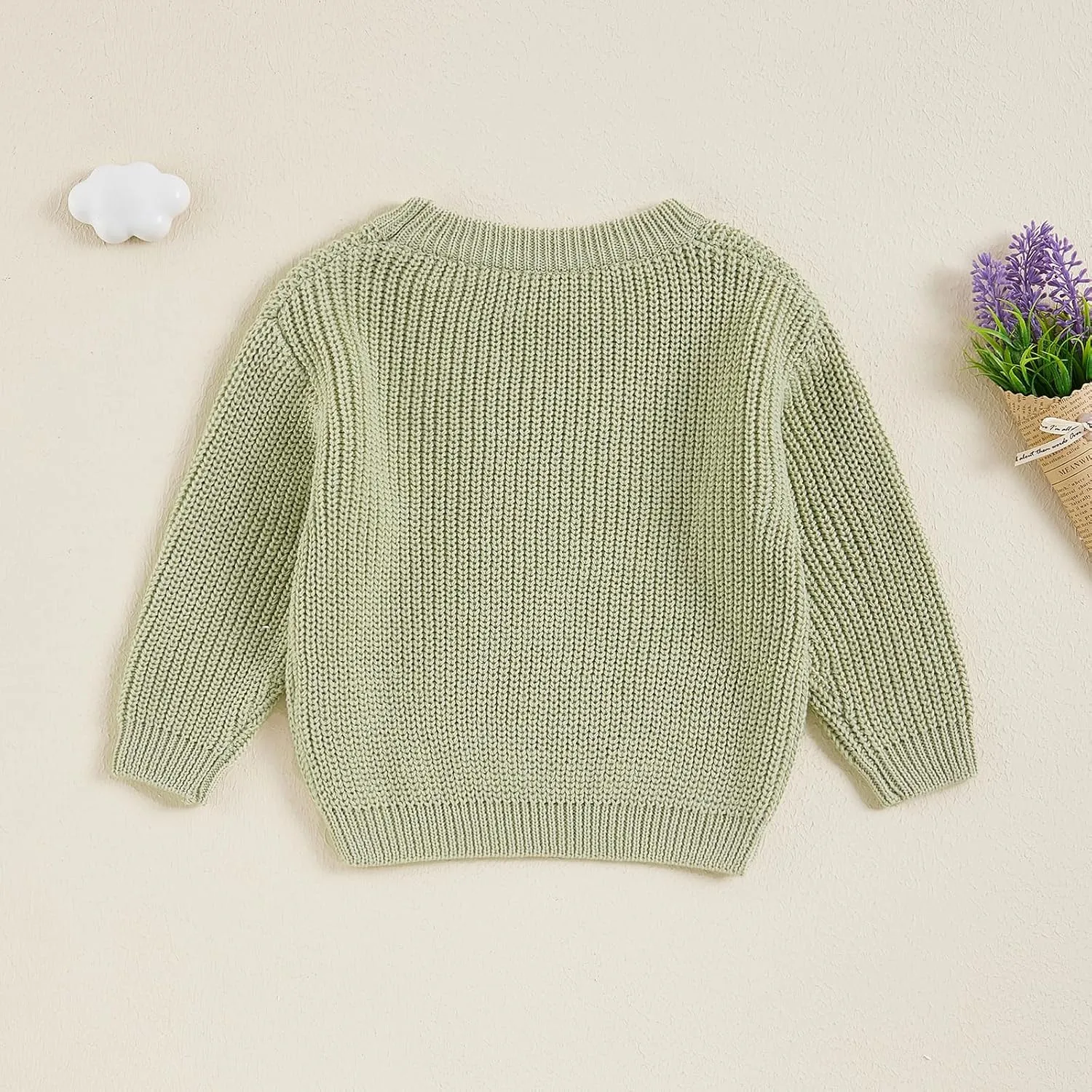 Toddler Baby Girl Boy Knit Football Sweater Long Sleeve Pumpkin Sweasthirt Fall Winter Clothes Football Outfit