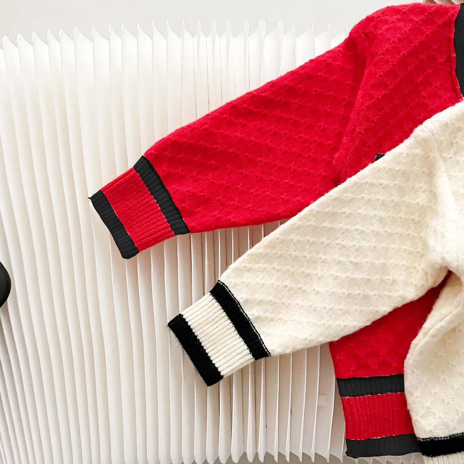 Toddler Girls Cardigan Sweater Button Knit Sweater Kids Winter Coat Size 2-7T