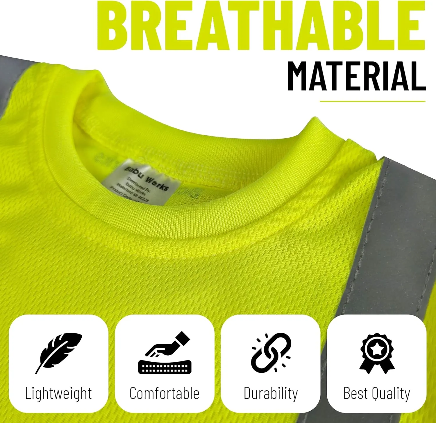 Toddler High Viz Yellow Safety Shirt - Reflective Construction Worker T-Shirt for Kids. Any Adventure Play 2T-XS
