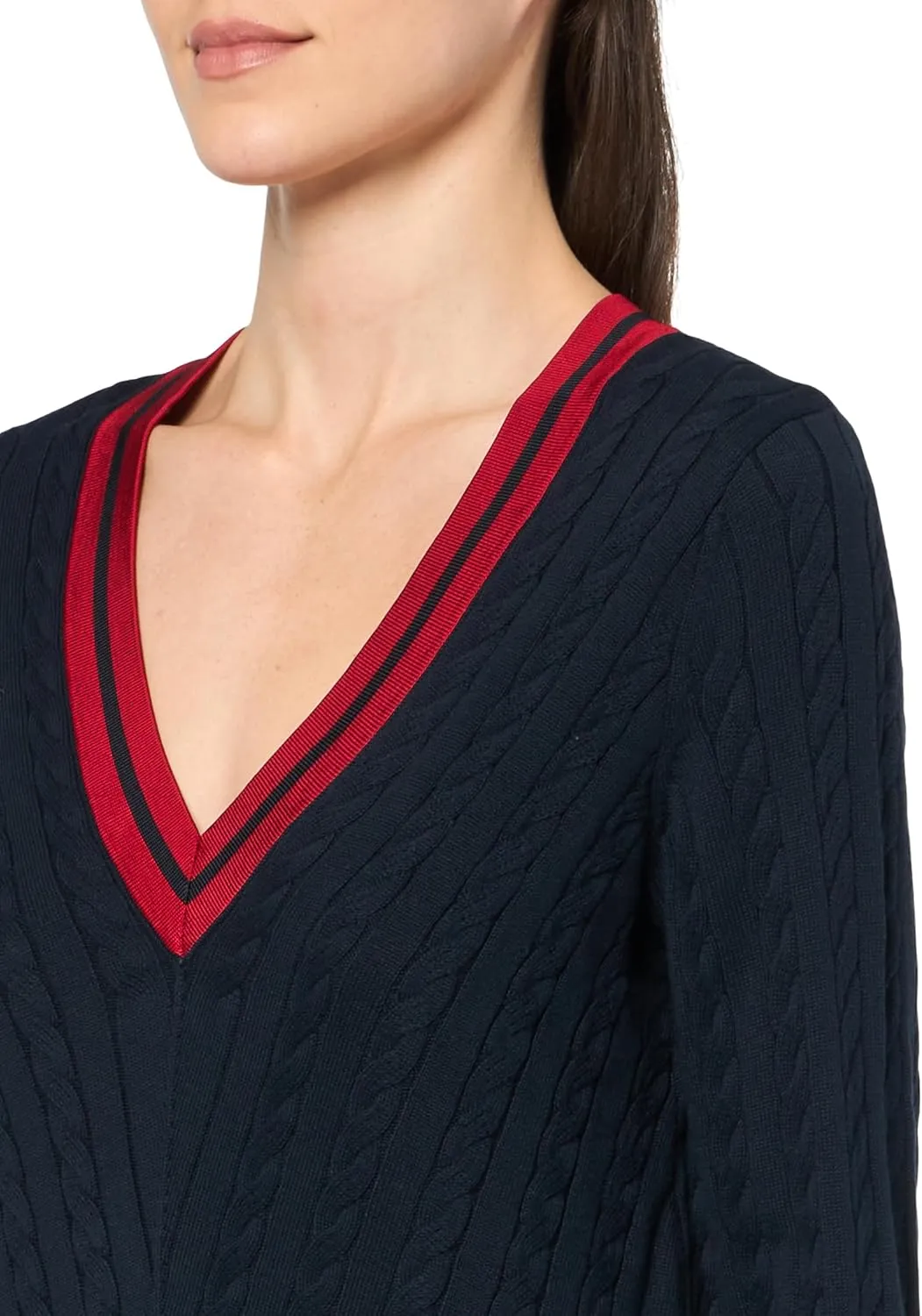 Tommy Hilfiger Women's V-Neck Sweater