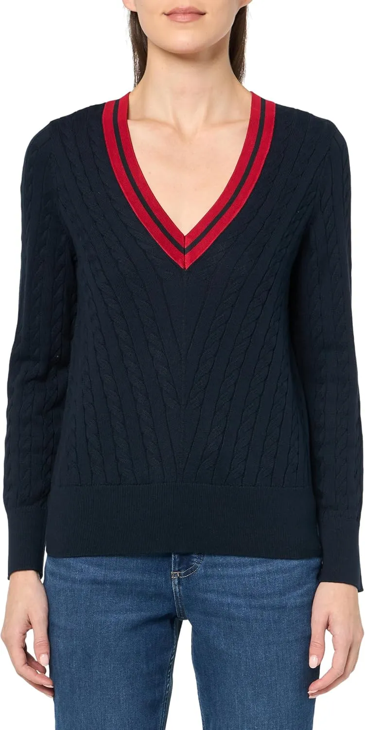 Tommy Hilfiger Women's V-Neck Sweater