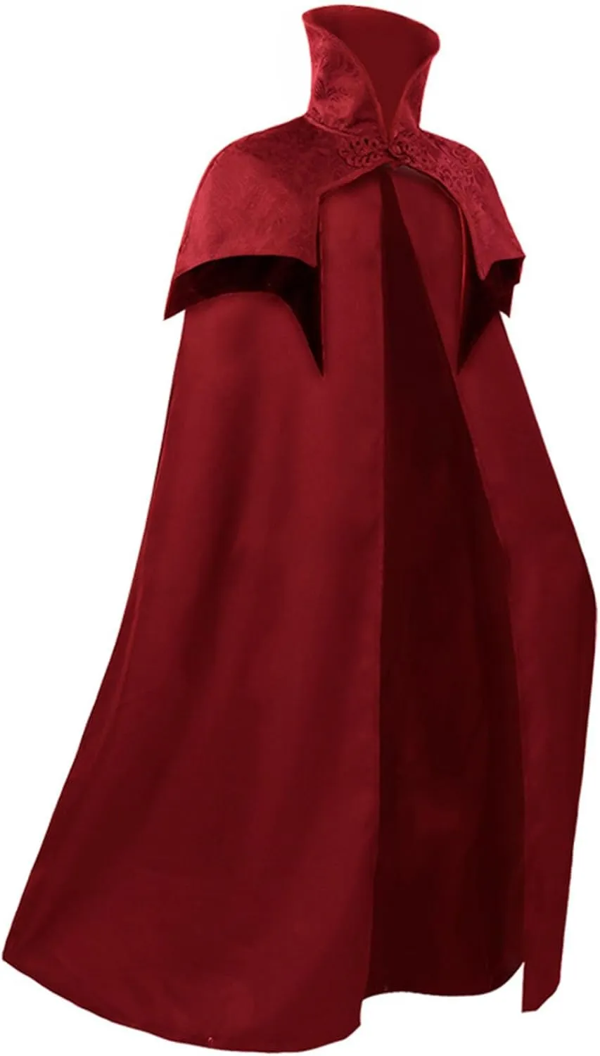 Unisex Goth Long Cloak Men Women Medieval Retro Uniform Vintage Renaissance Clothes Robe Halloween Cosplay Costumes