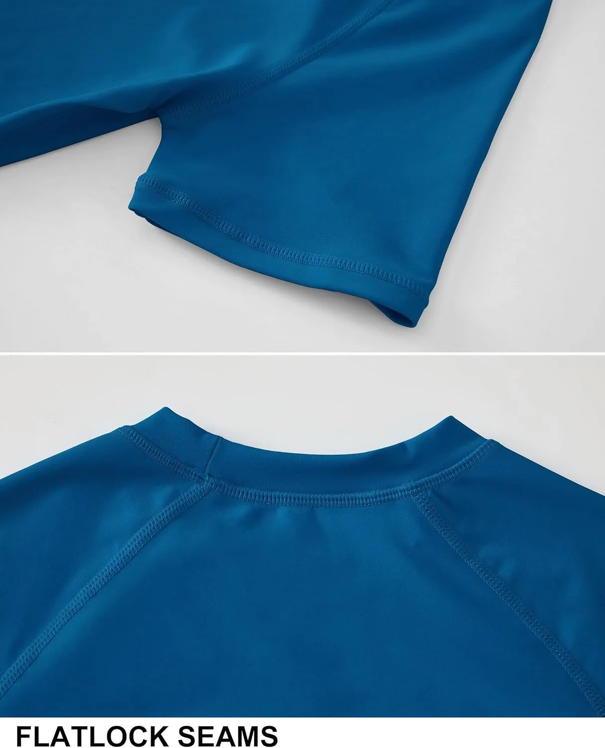 Willit Boys Rash Guard Swim Shirt Baby/Toddler Short Sleeve UPF 50  Sun Protection SPF Quick Dry Shirt