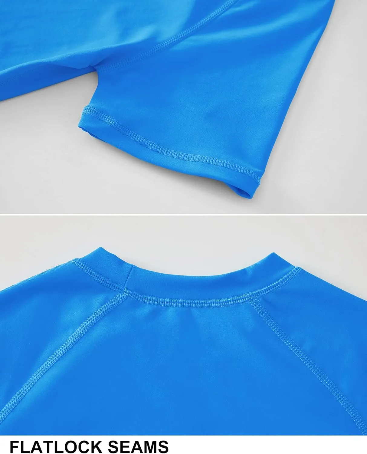 Willit Boys Rash Guard Swim Shirt Baby/Toddler Short Sleeve UPF 50  Sun Protection SPF Quick Dry Shirt