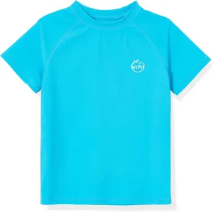 Willit Boys Rash Guard Swim Shirt Baby/Toddler Short Sleeve UPF 50  Sun Protection SPF Quick Dry Shirt