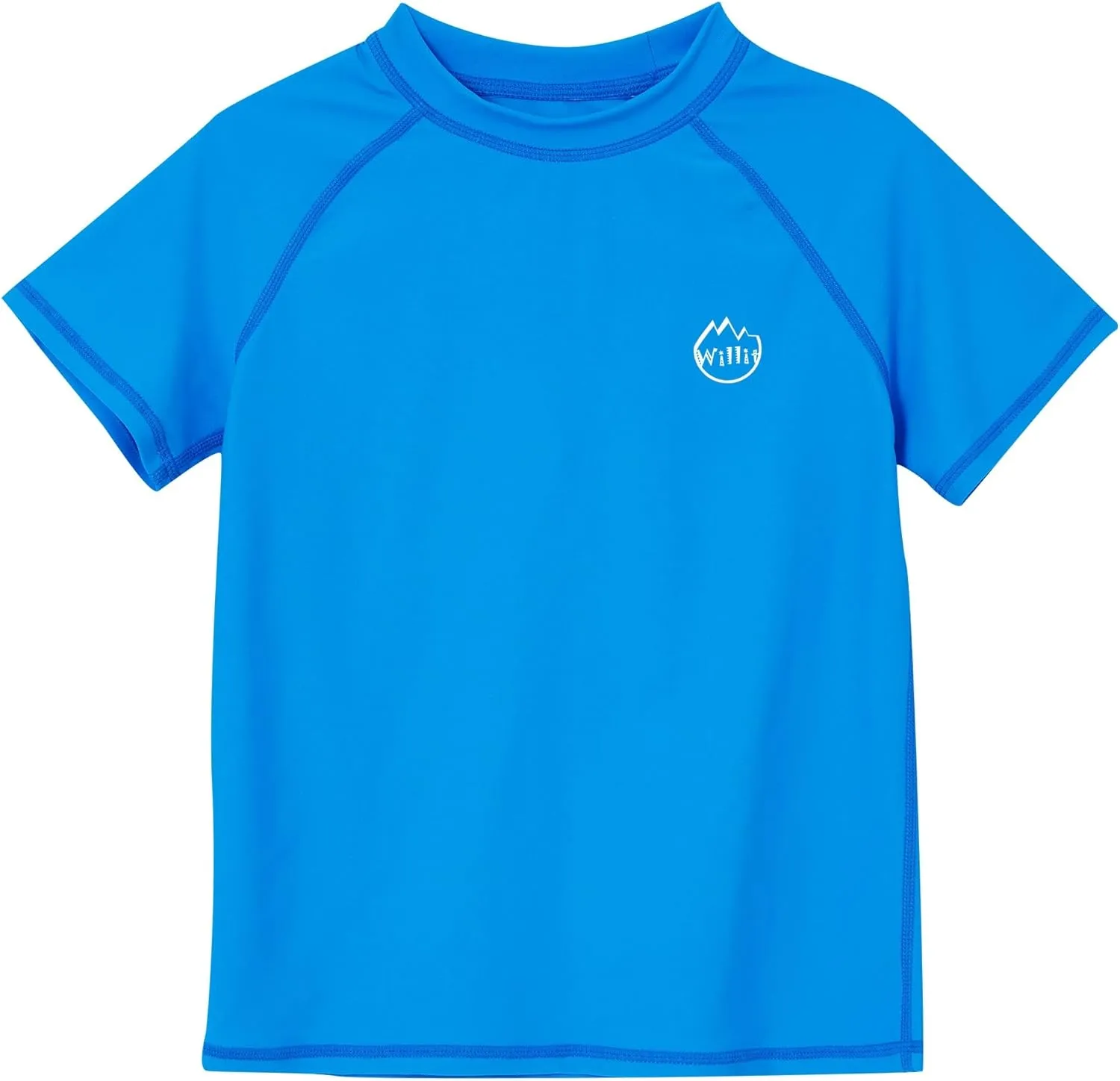 Willit Boys Rash Guard Swim Shirt Baby/Toddler Short Sleeve UPF 50  Sun Protection SPF Quick Dry Shirt