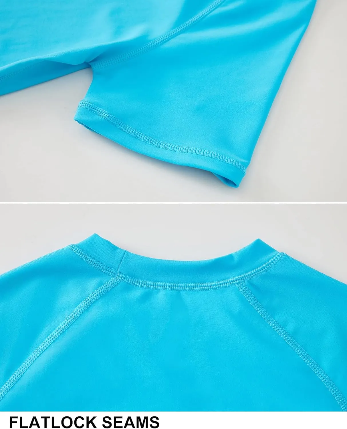 Willit Boys Rash Guard Swim Shirt Baby/Toddler Short Sleeve UPF 50  Sun Protection SPF Quick Dry Shirt