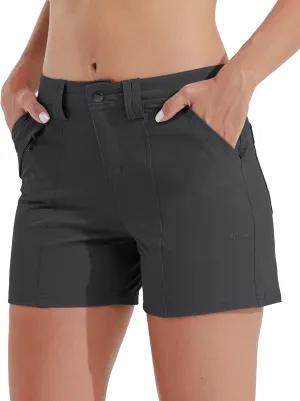 Willit Women's Golf Hiking Shorts Quick Dry Athletic Casual Summer Shorts with Pockets 4.5 in