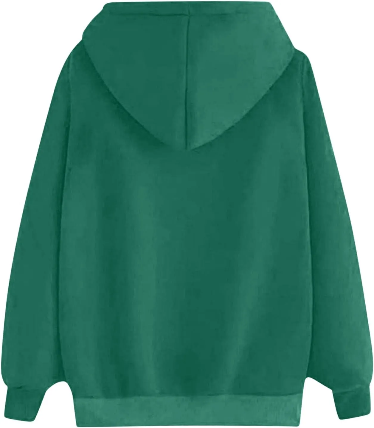 Women Christmas Retro Santa Claus Hooded Sweatshirts Crewneck Long Sleeve Fleece Hoodies Pullover Tops with Pocket