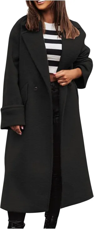 Womens Fall Fashion 2024 Long Cardigan Sweaters Oversized Fall Dressy Jackets Casual Knit Winter Coats with Pockets