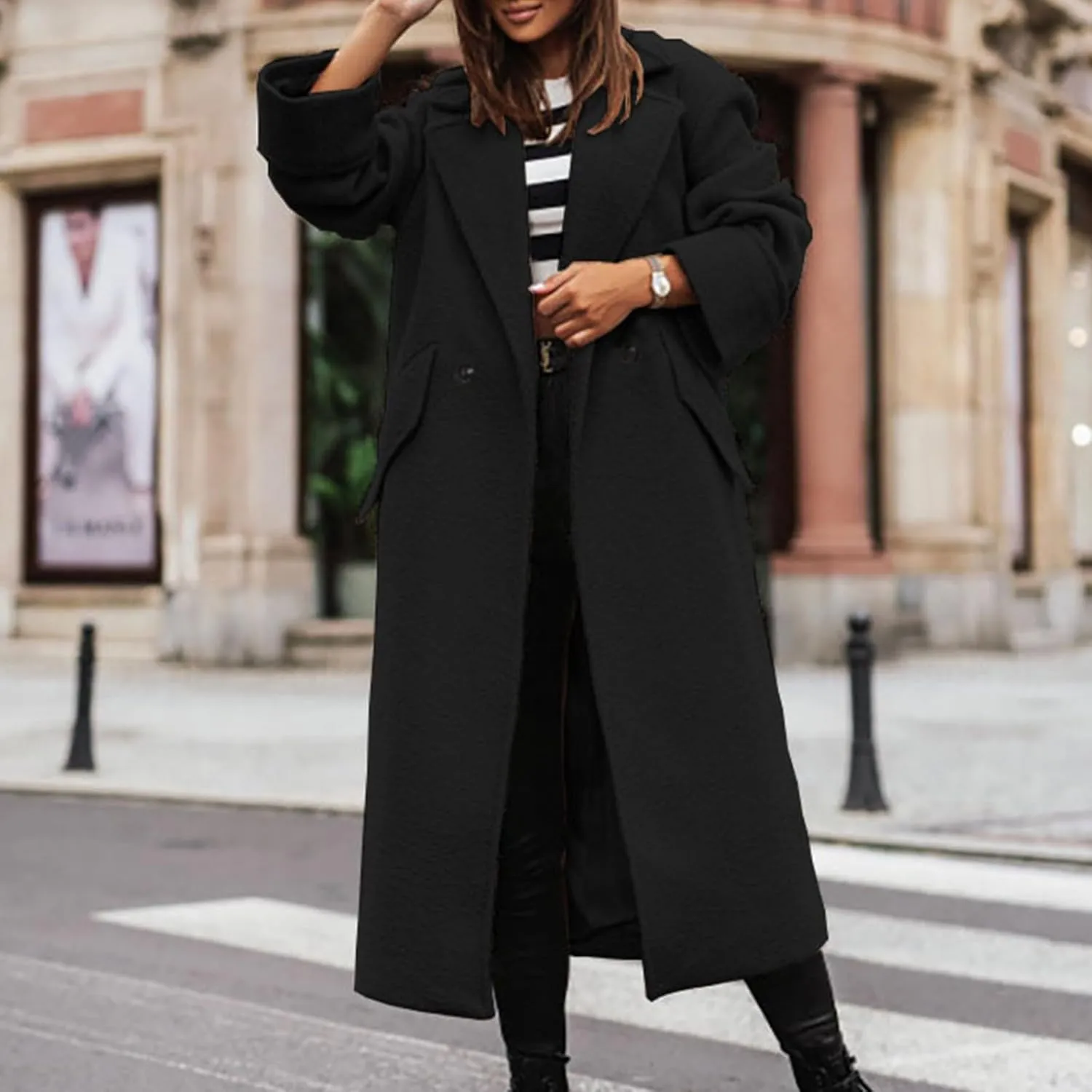 Womens Fall Fashion 2024 Long Cardigan Sweaters Oversized Fall Dressy Jackets Casual Knit Winter Coats with Pockets