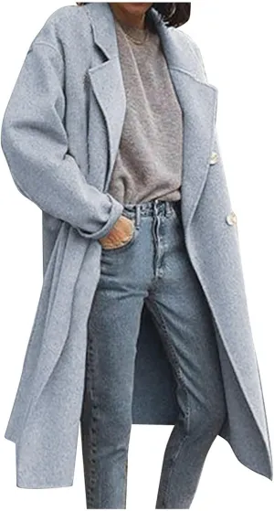 Womens Fall Fashion 2024 Long Cardigan Sweaters Oversized Fall Dressy Jackets Casual Knit Winter Coats with Pockets