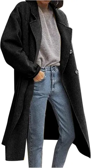 Womens Fall Fashion 2024 Long Cardigan Sweaters Oversized Fall Dressy Jackets Casual Knit Winter Coats with Pockets