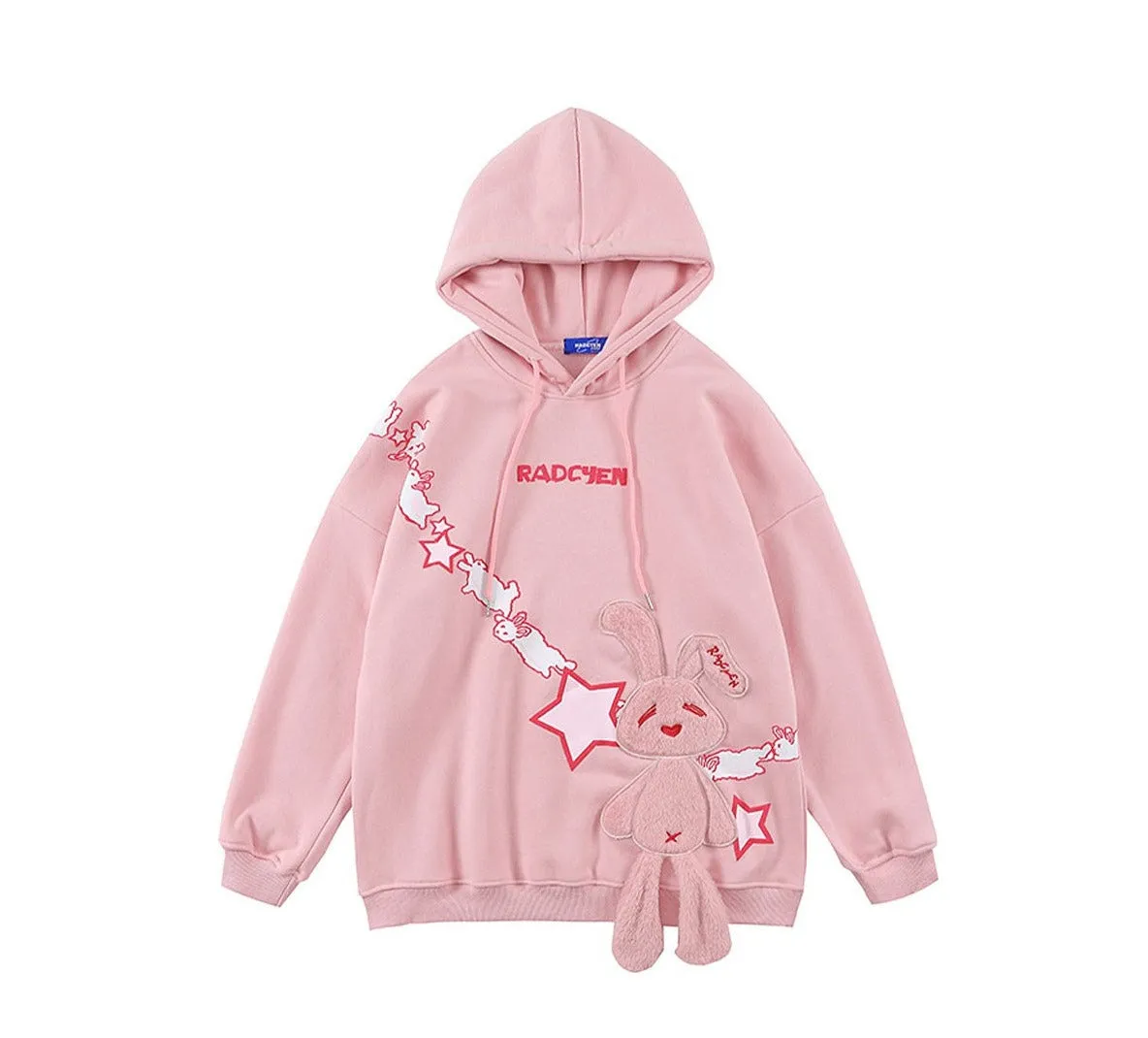 Women's loose fit fleece hoodies