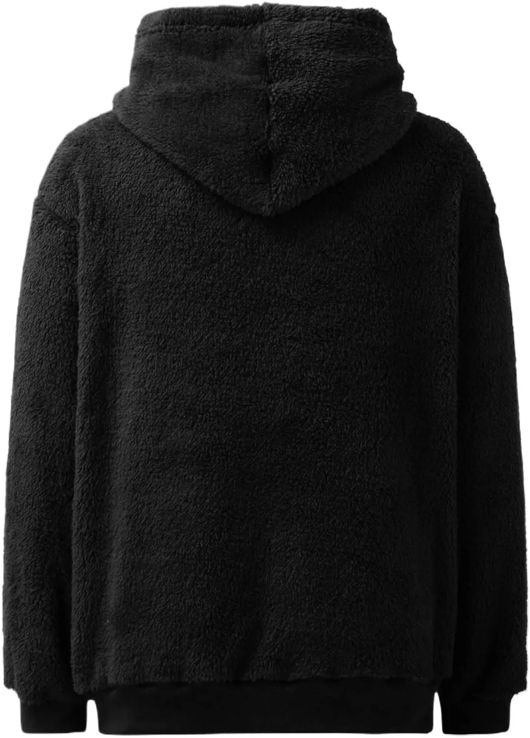 Women's Sherpa Quarter Zip Pullover Oversized Trendy Comfy Blanket Hoodies Y2k Loose Fit Sweatshirt Winter Clothes