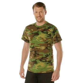 Woodland Camo T-Shirt w/ Pocket