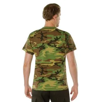 Woodland Camo T-Shirt w/ Pocket