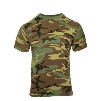 Woodland Camo T-Shirt w/ Pocket