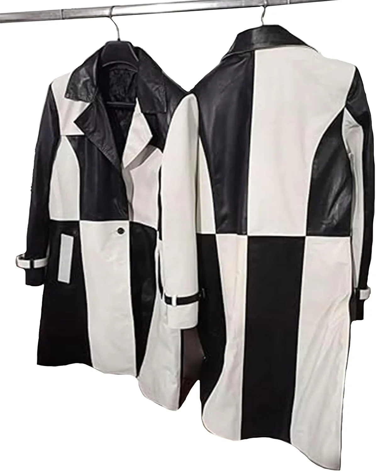 Yolo Jackets Women's Casual Real Lambskin Designer Handmade Two Tone Long Leather Trench Coat Women Full Length Overcoat