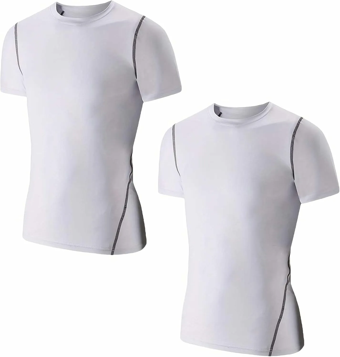 Youth Boys Compression Shirt Short Sleeve Football Undershirt for Kid Quick Dry Athletic Baseball T-Shirt Base Layer
