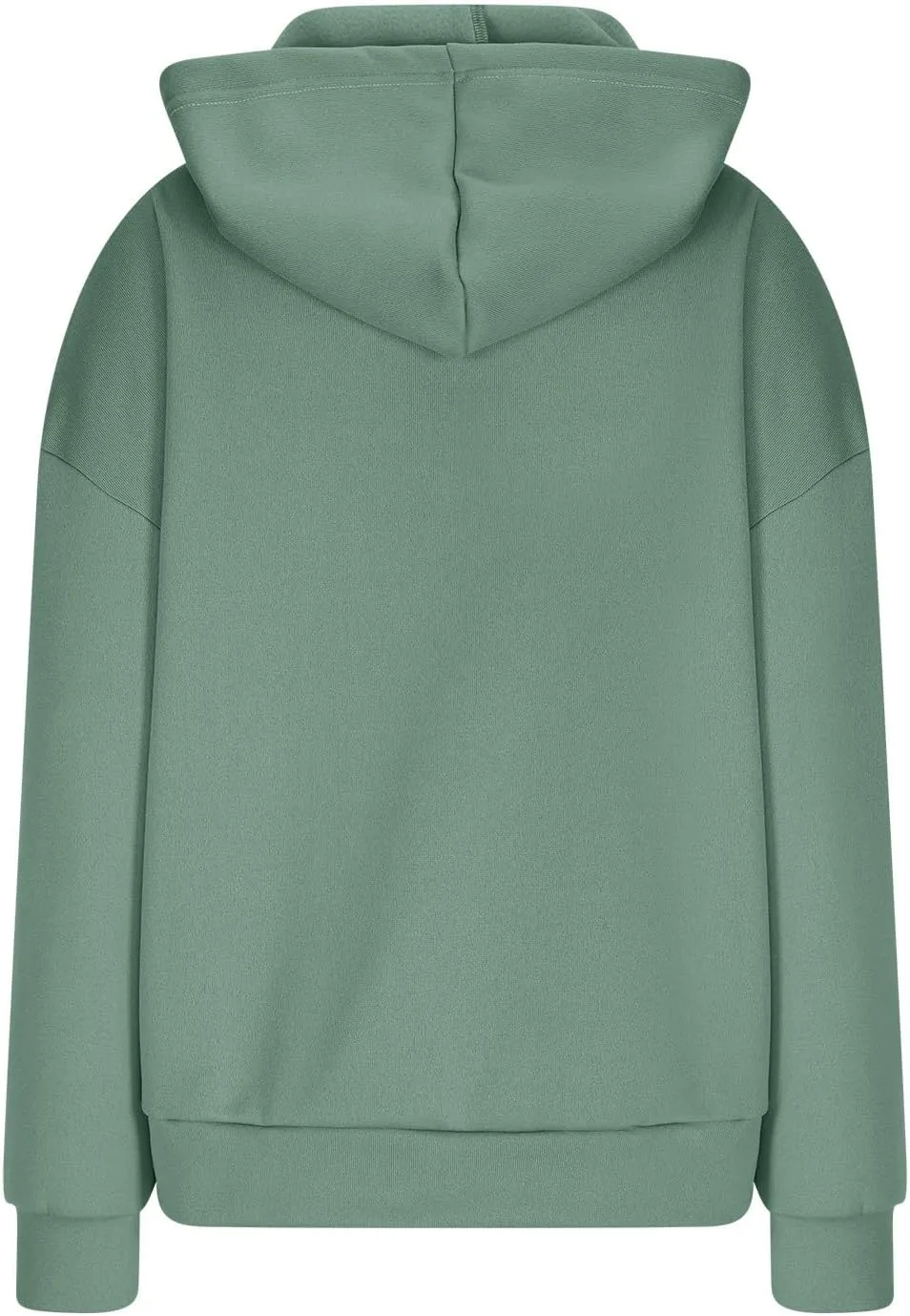 ZDRZK Oversized Hoodies For Women Long Sleeve Drop Shoulder Pullovers Top Fall Fleece Hooded Sweatshirts With Pockets