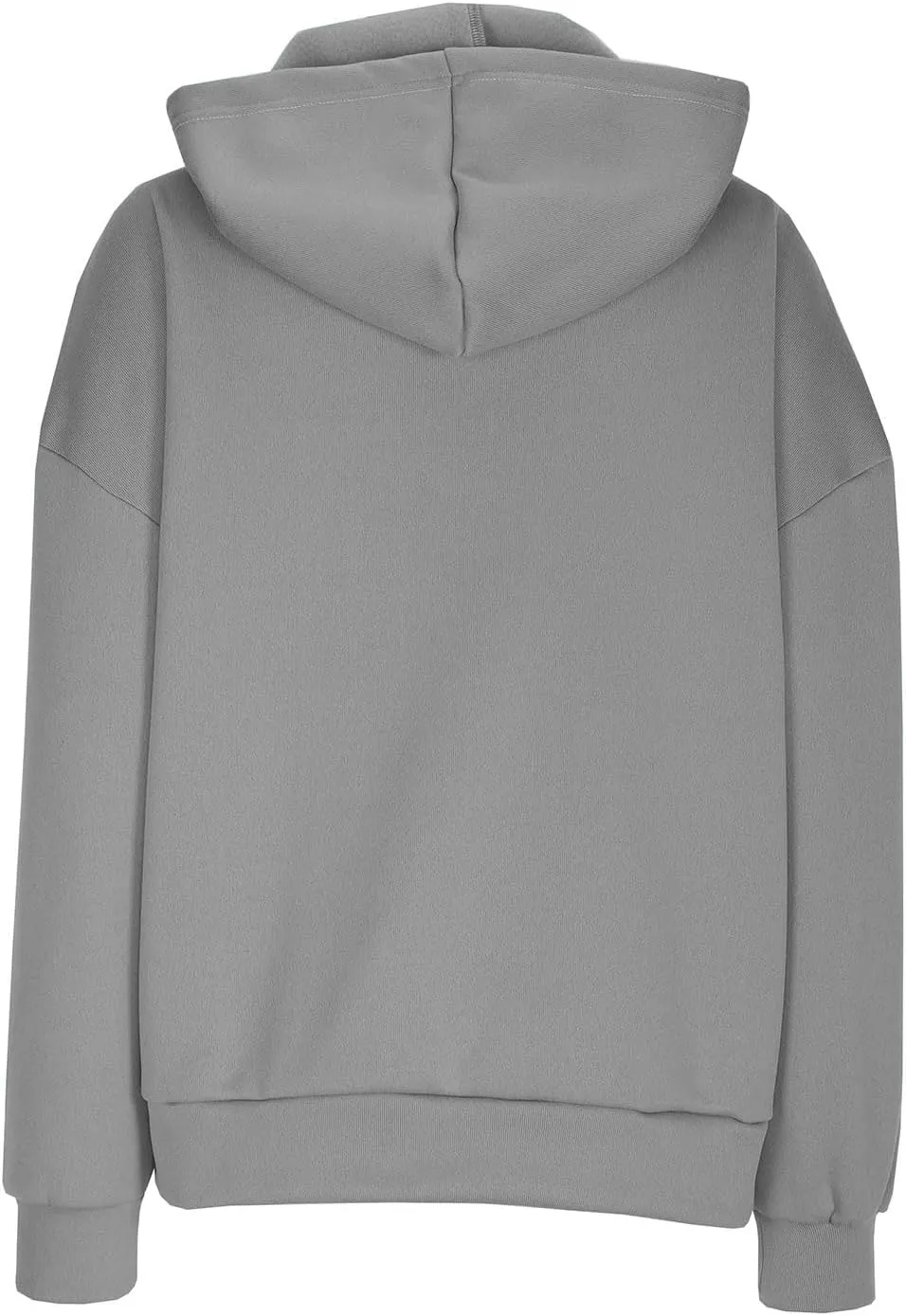 ZDRZK Oversized Hoodies For Women Long Sleeve Drop Shoulder Pullovers Top Fall Fleece Hooded Sweatshirts With Pockets